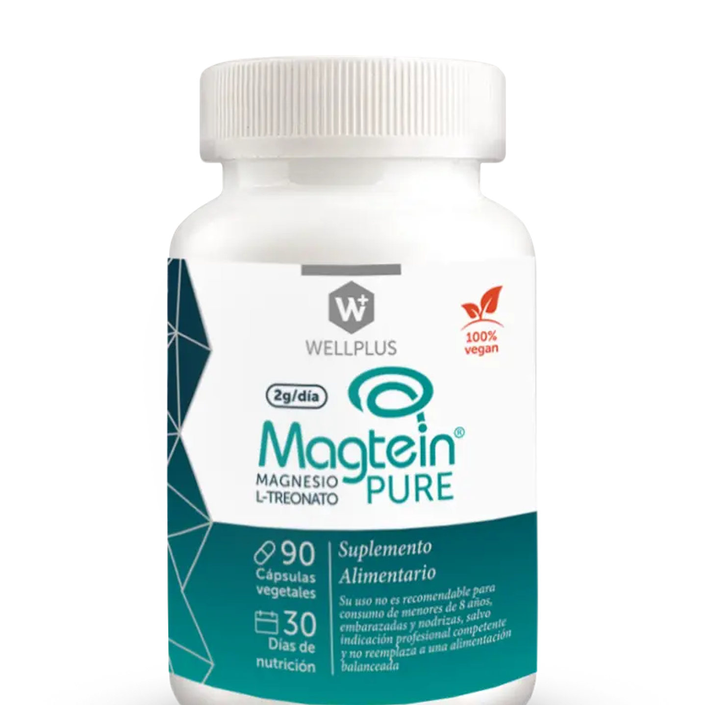 Wellplus - Magtein Pure 90 capsulas  1