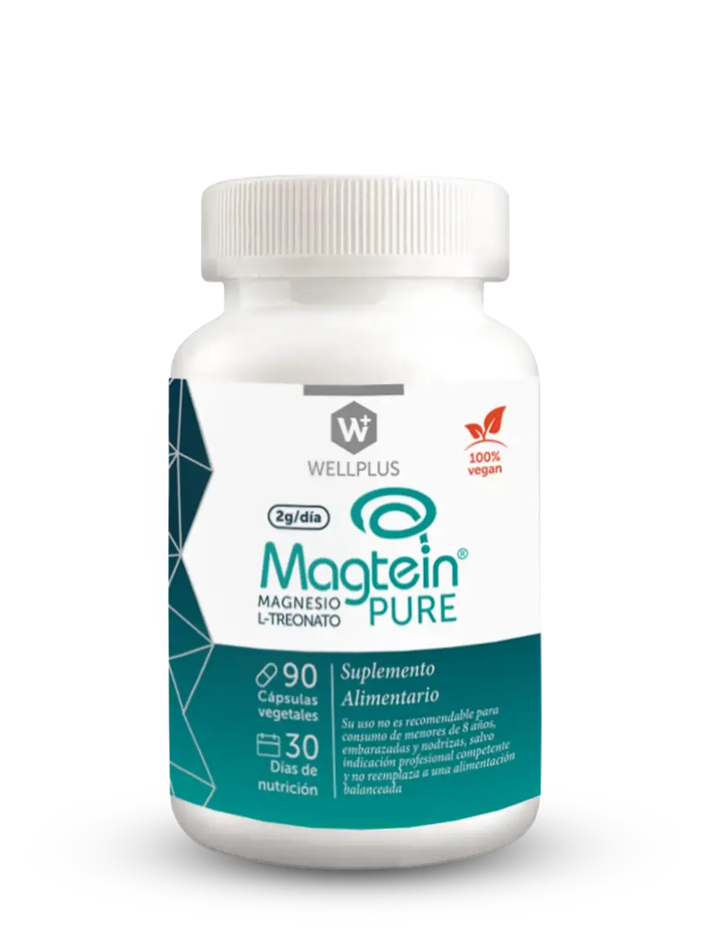 Wellplus - Magtein Pure 90 capsulas  1
