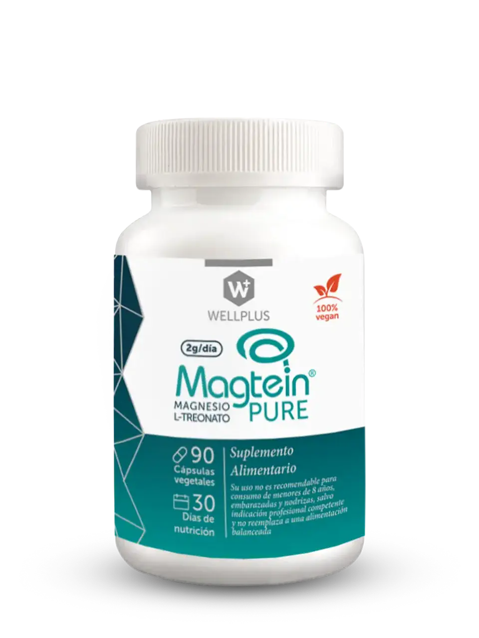 Wellplus - Magtein Pure 90 capsulas  1