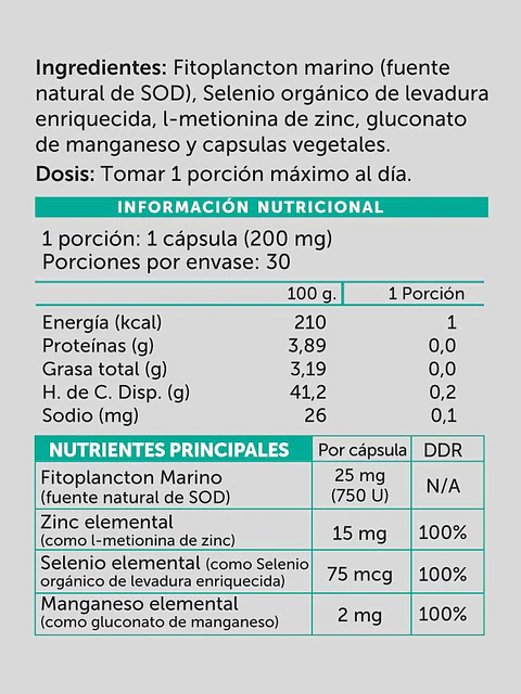 Wellplus - Sod 750 Plus 30 capsulas 