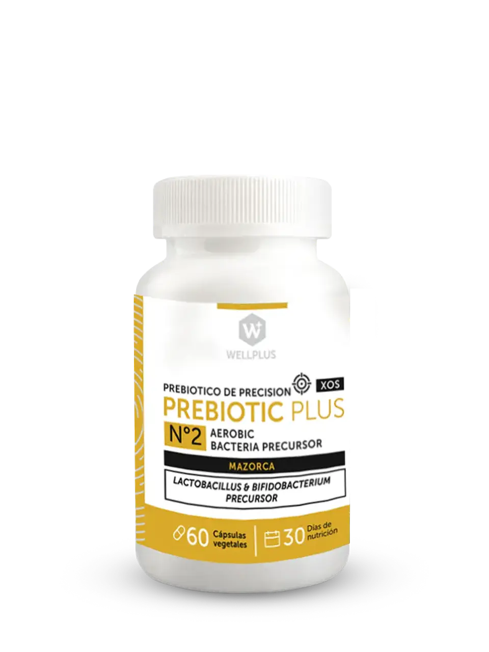 Wellplus - Prebiotic Plus N2 60 capsulas  1