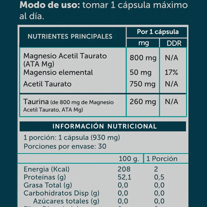 Wellplus - ATA Mag Pure 30 capsulas  2