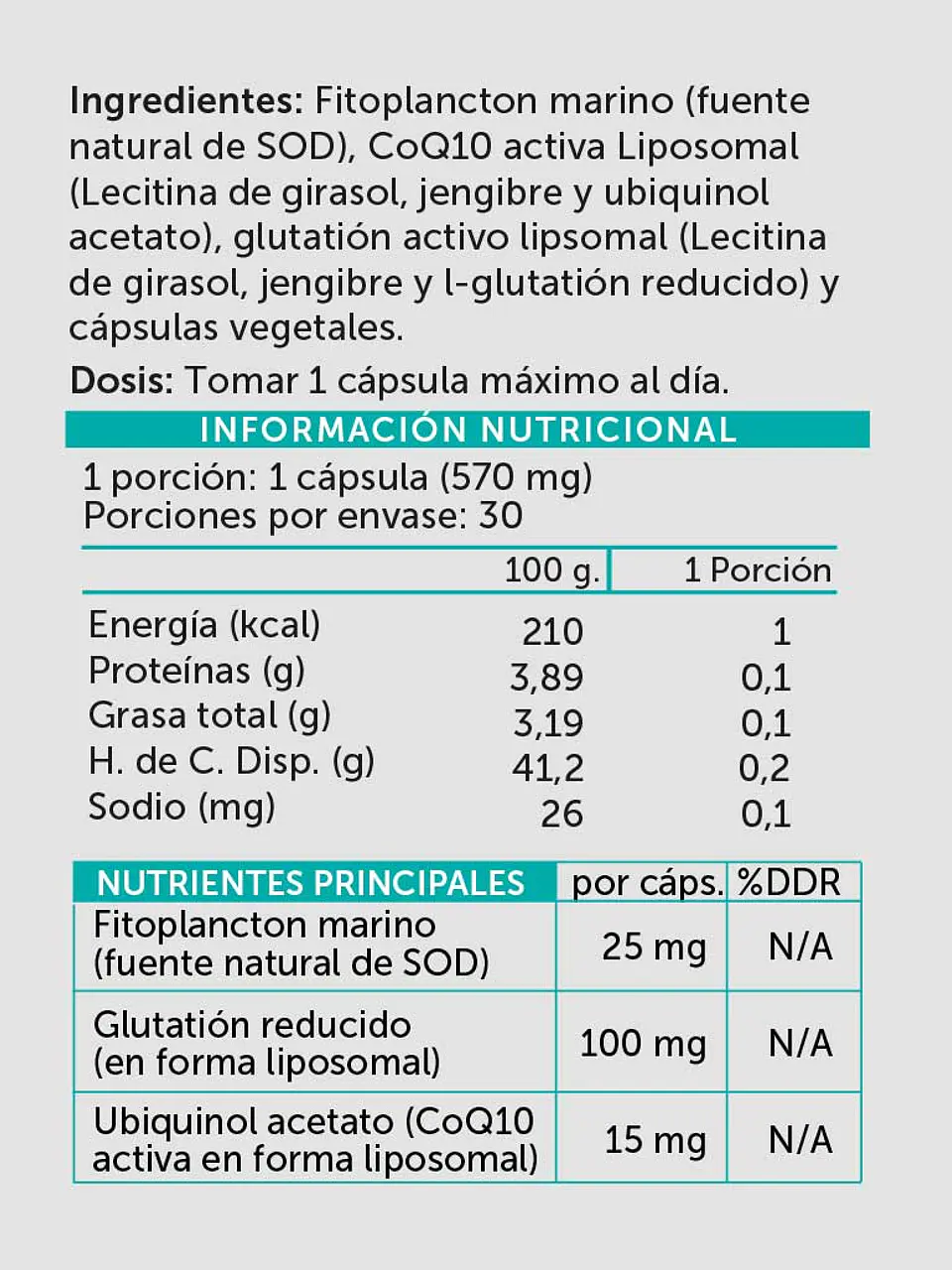 Wellplus - Endo Antiox 30 capsulas  2