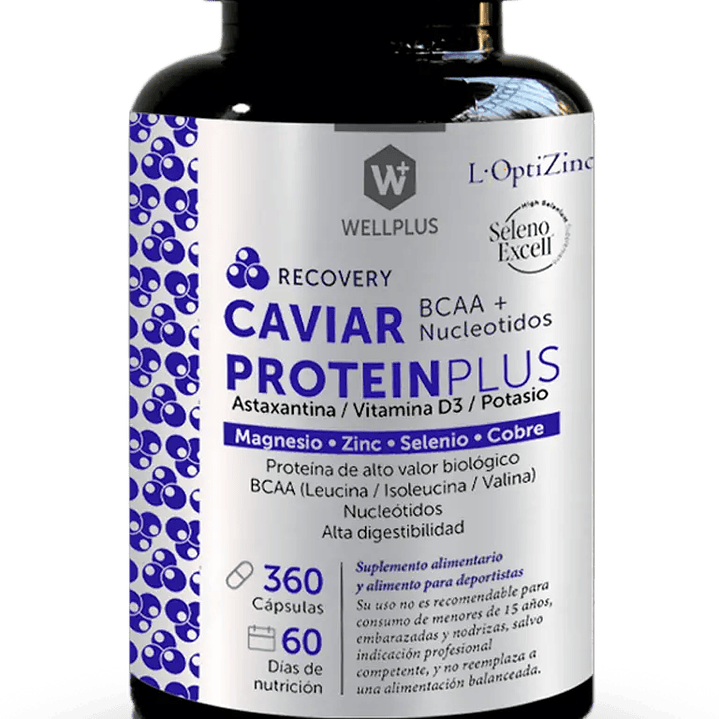 Wellplus - Caviar Protein Plus 360 capsulas  1