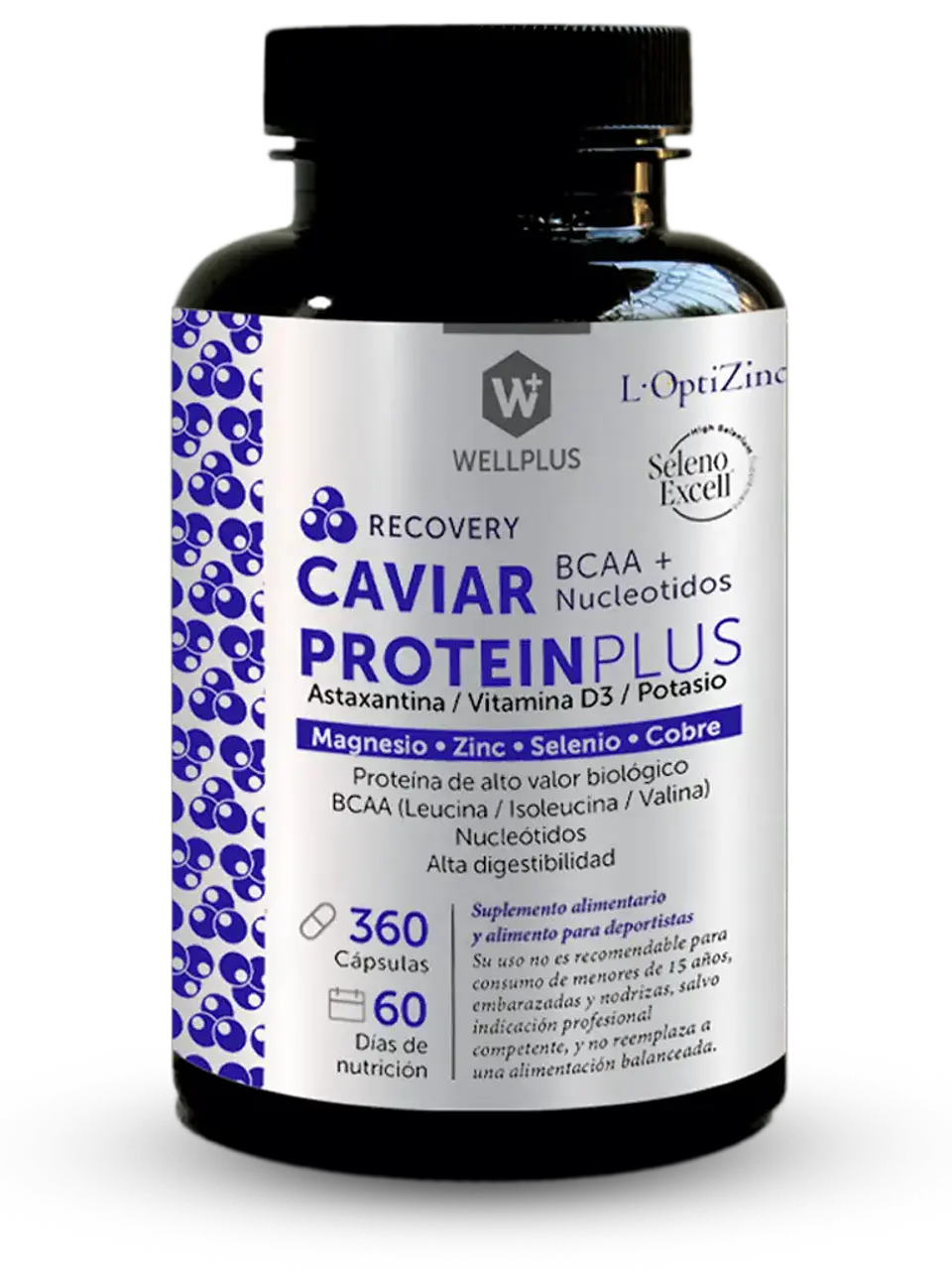 Wellplus - Caviar Protein Plus 360 capsulas  1