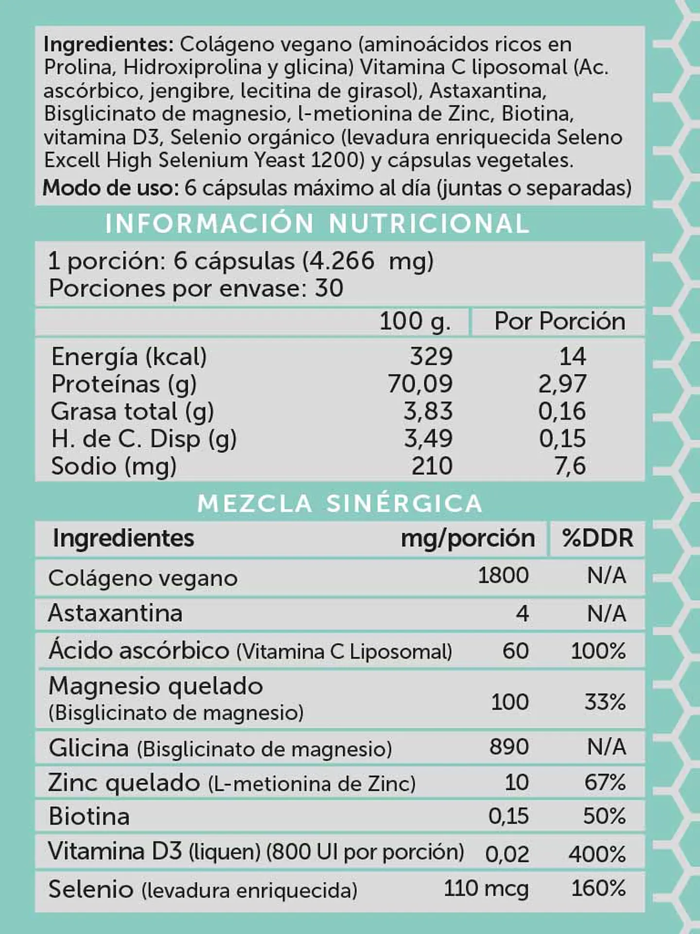 Wellplus - Vegan Derma 180 capsulas  2