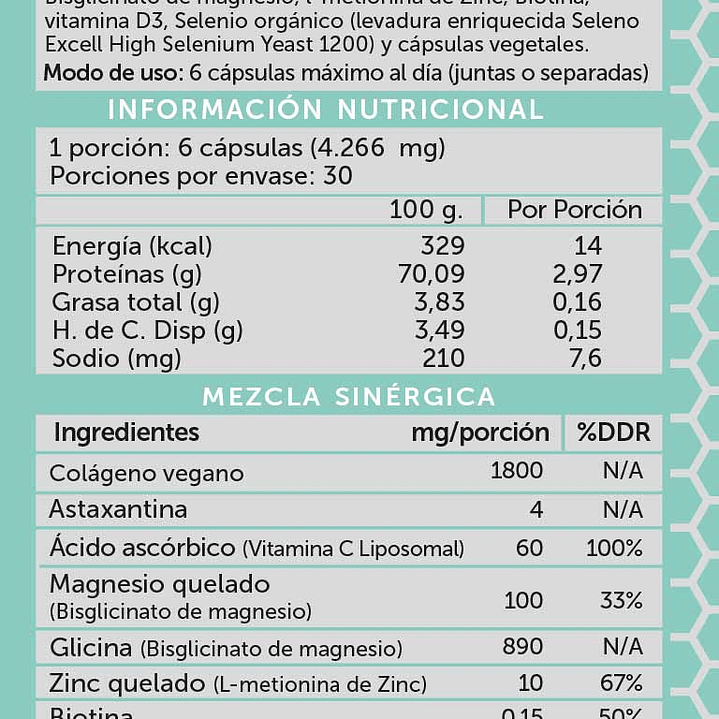 Wellplus - Vegan Derma 180 capsulas  2