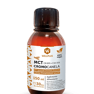 Wellplus - Mct Cromo Canela 150ml 