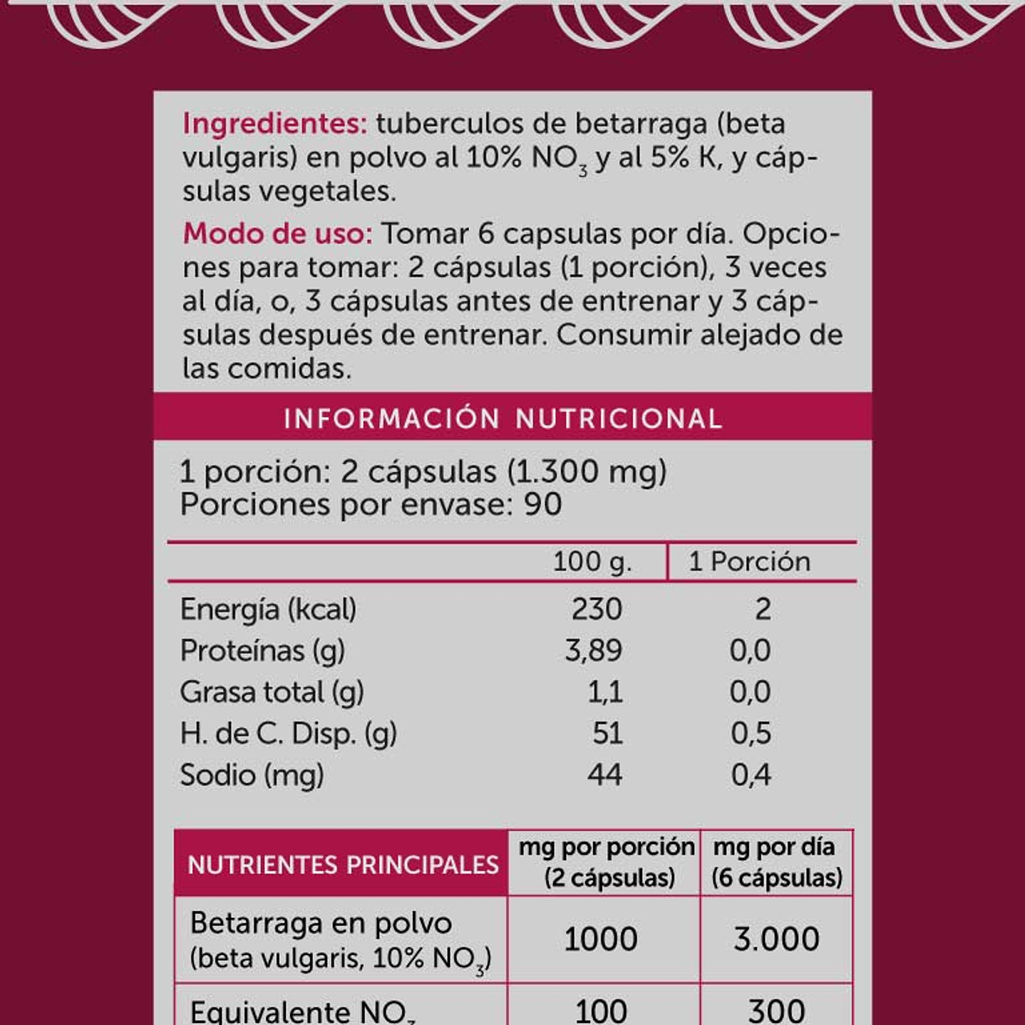 Wellplus - Betanox 180 capsulas  2