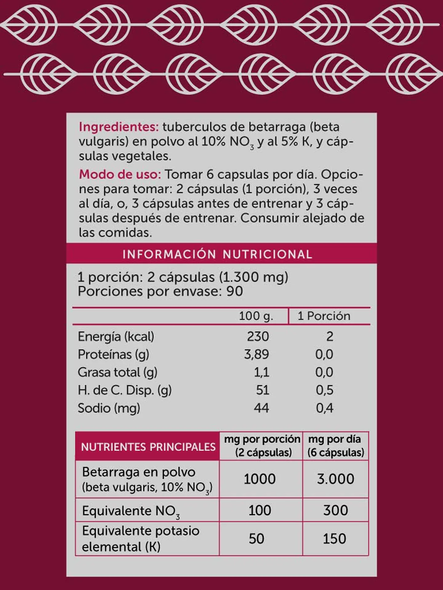 Wellplus - Betanox 180 capsulas  2