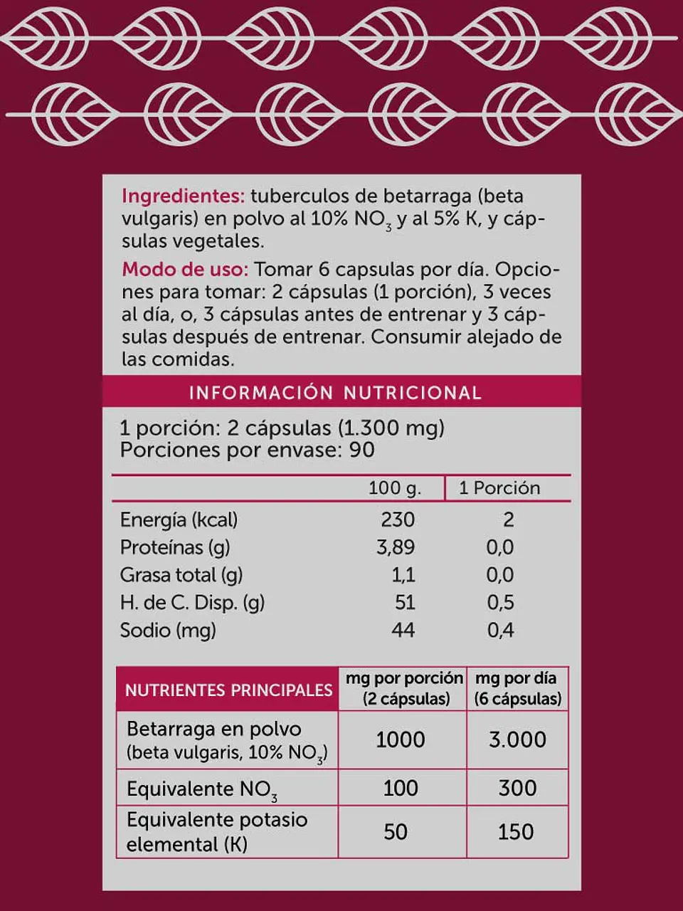 Wellplus - Betanox 180 capsulas  2