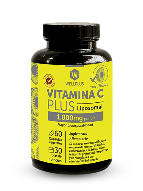 Wellplus - Vitamina C Liposomal 60 capsulas 