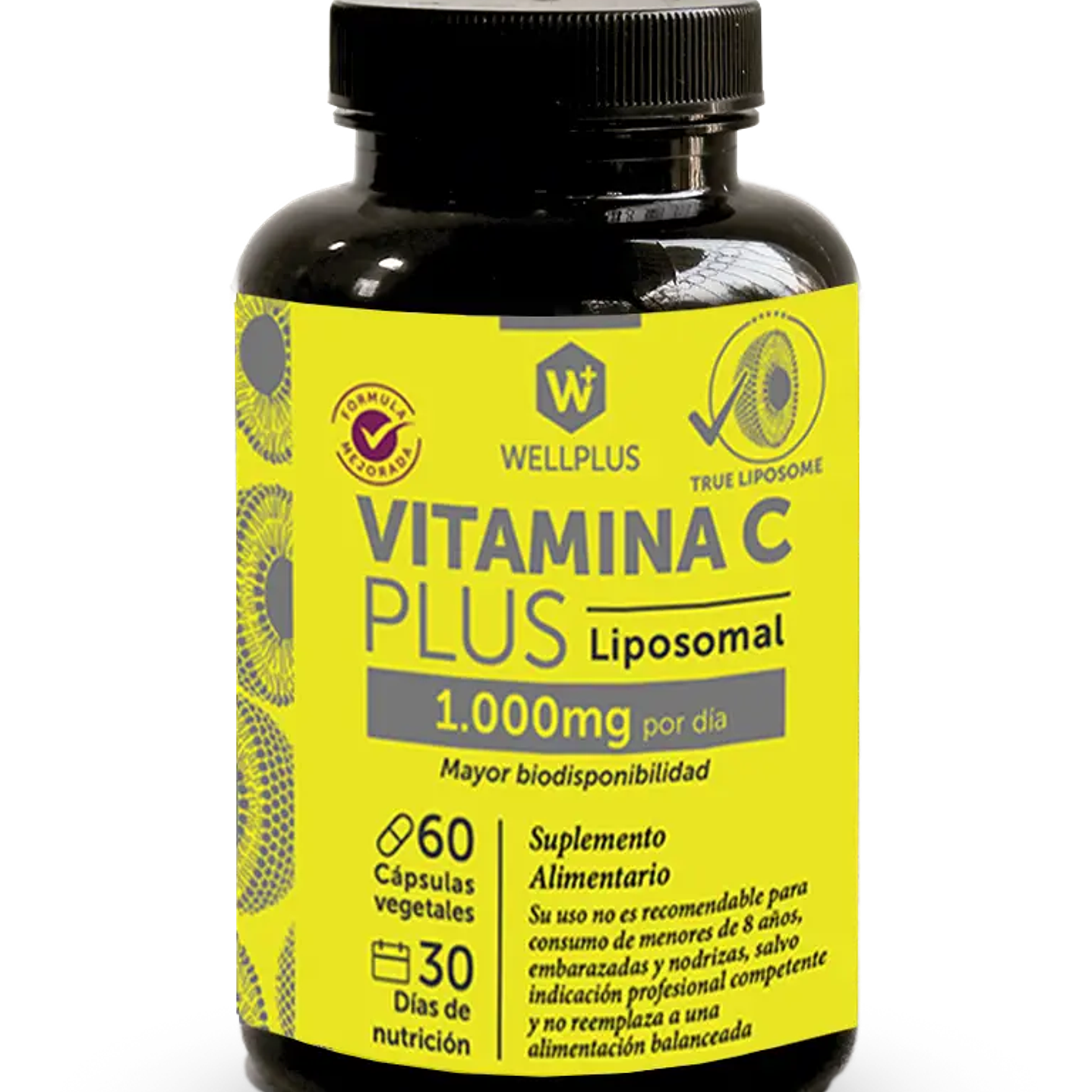 Wellplus - Vitamina C Liposomal 60 capsulas  1