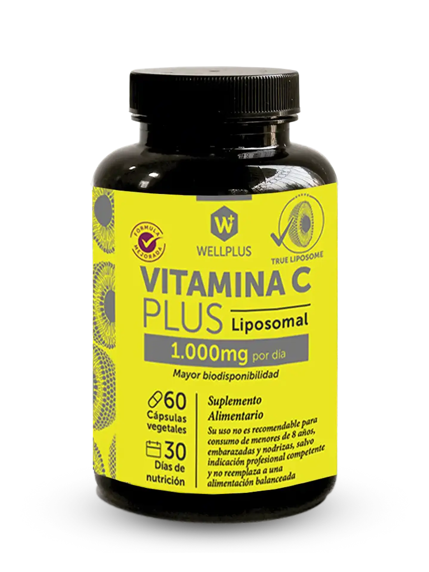Wellplus - Vitamina C Liposomal 60 capsulas  1