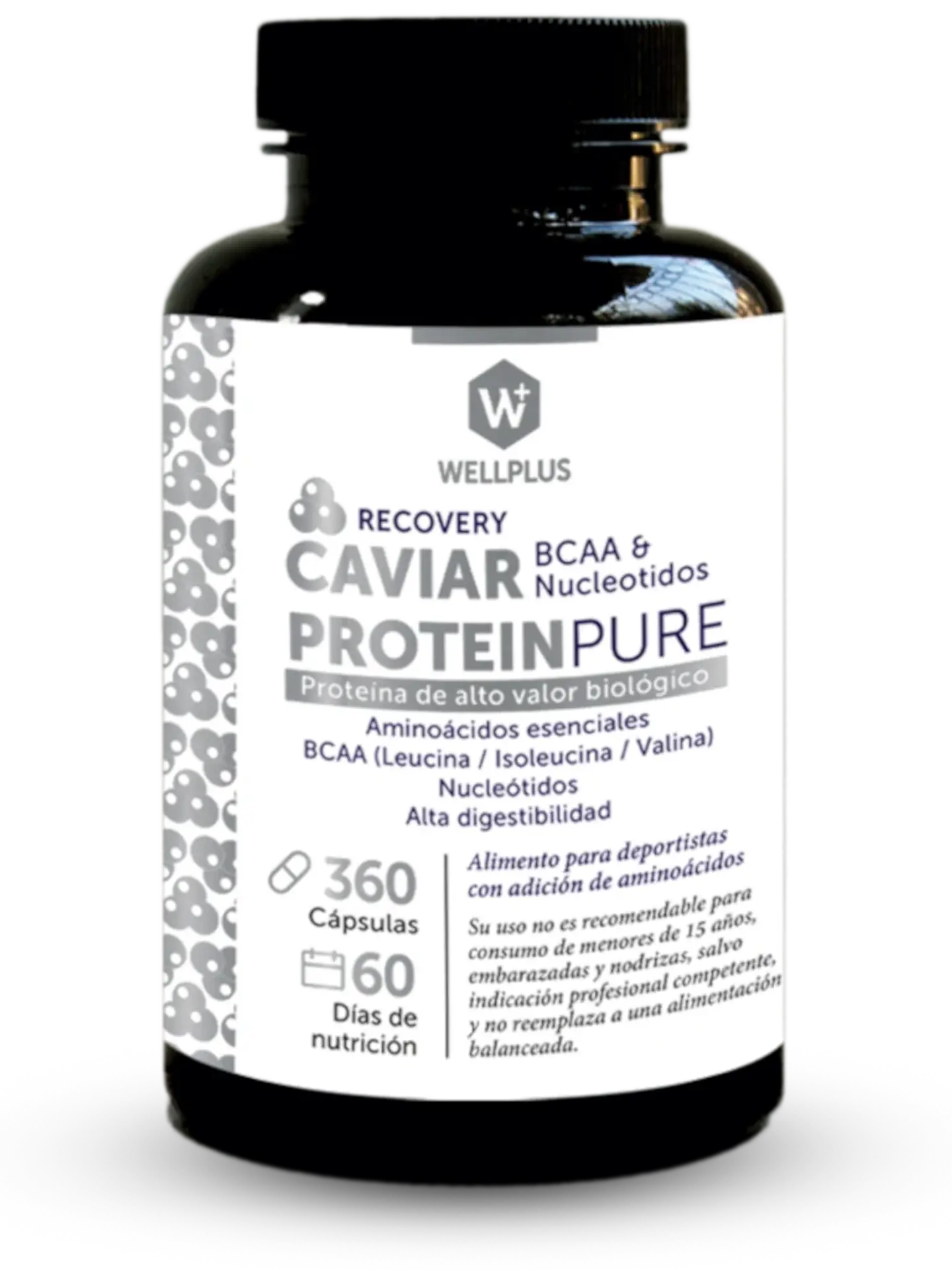 Wellplus - Caviar Protein Pure 360 capsulas  1