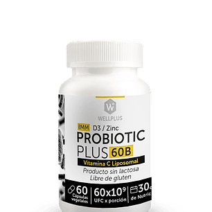 Wellplus - Probiotic Plus 60b 60 capsulas 