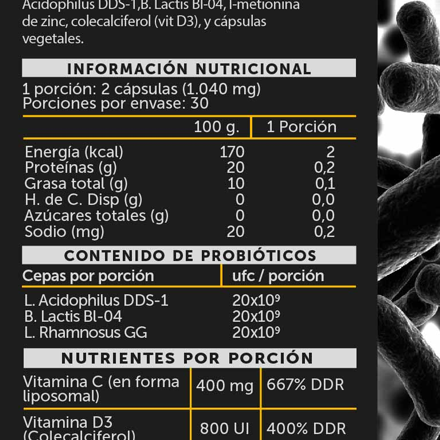 Wellplus - Probiotic Plus 60b 60 capsulas  2