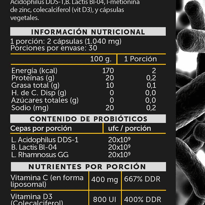 Wellplus - Probiotic Plus 60b 60 capsulas  2
