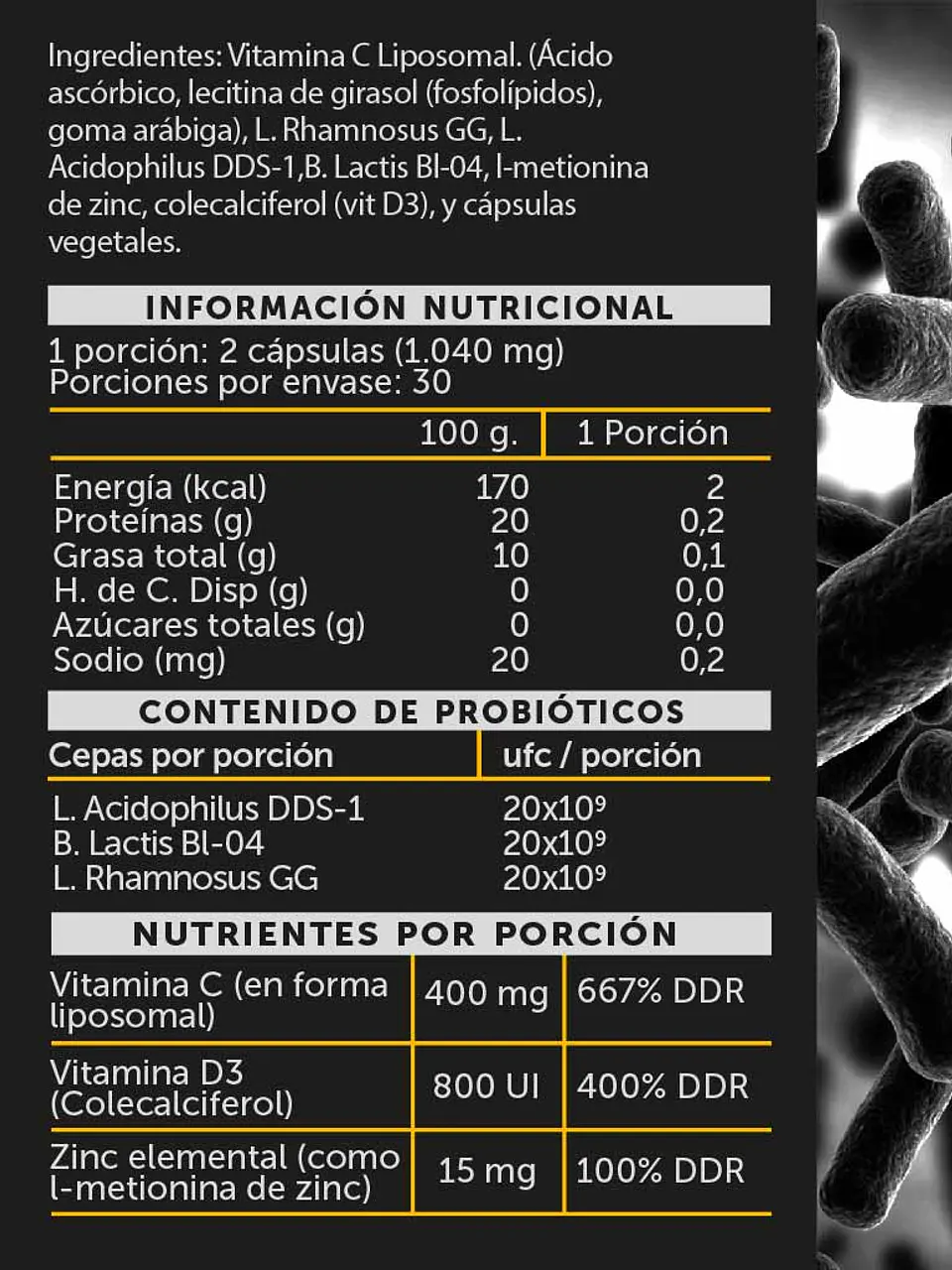 Wellplus - Probiotic Plus 60b 60 capsulas  2