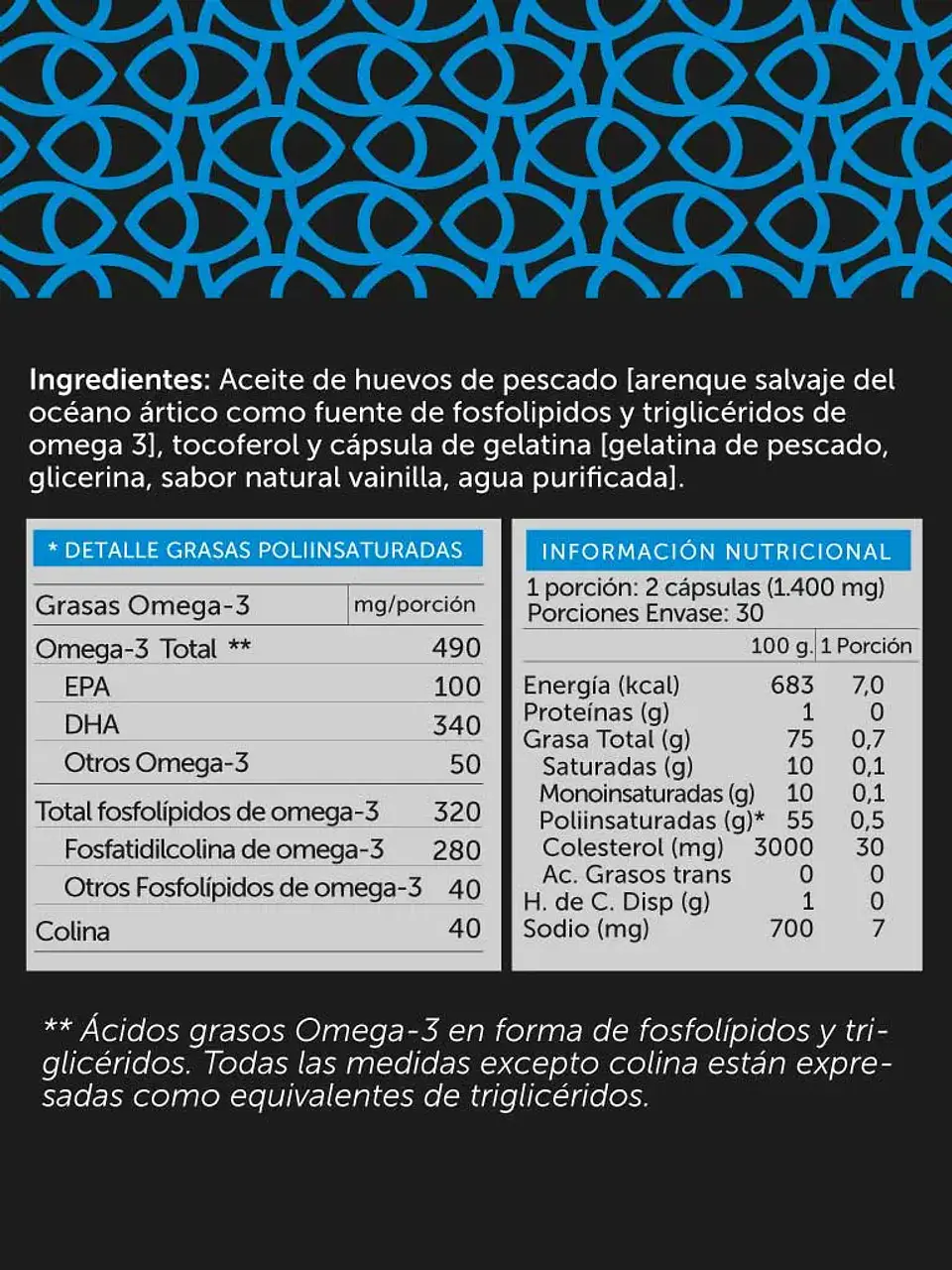 Wellplus - Omega Plus 490mg 60 capsulas  2