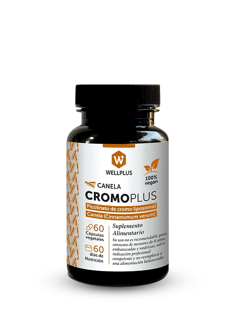 Wellplus - Cromo Plus Canela 60 capsulas 