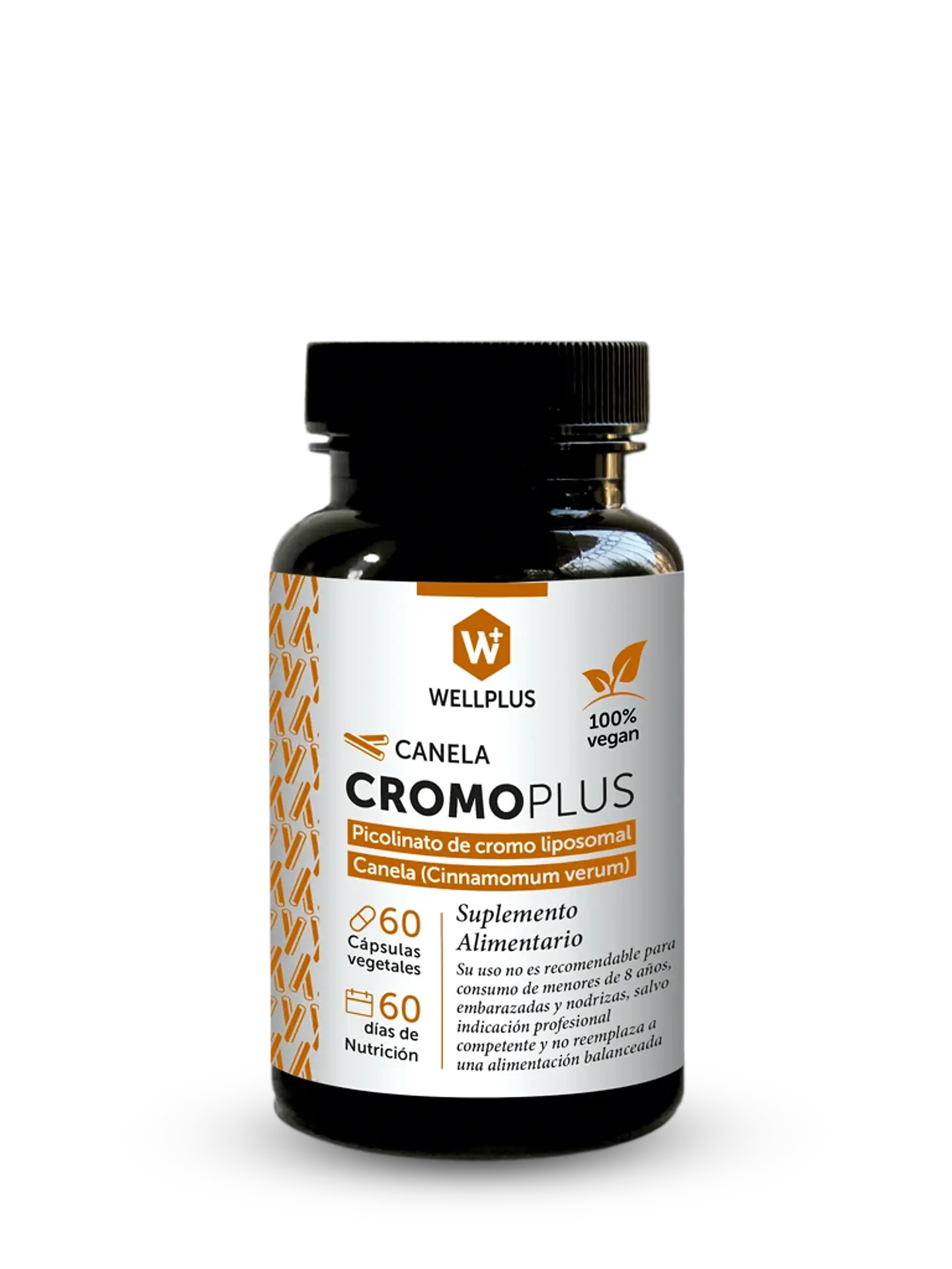 Wellplus - Cromo Plus Canela 60 capsulas  1
