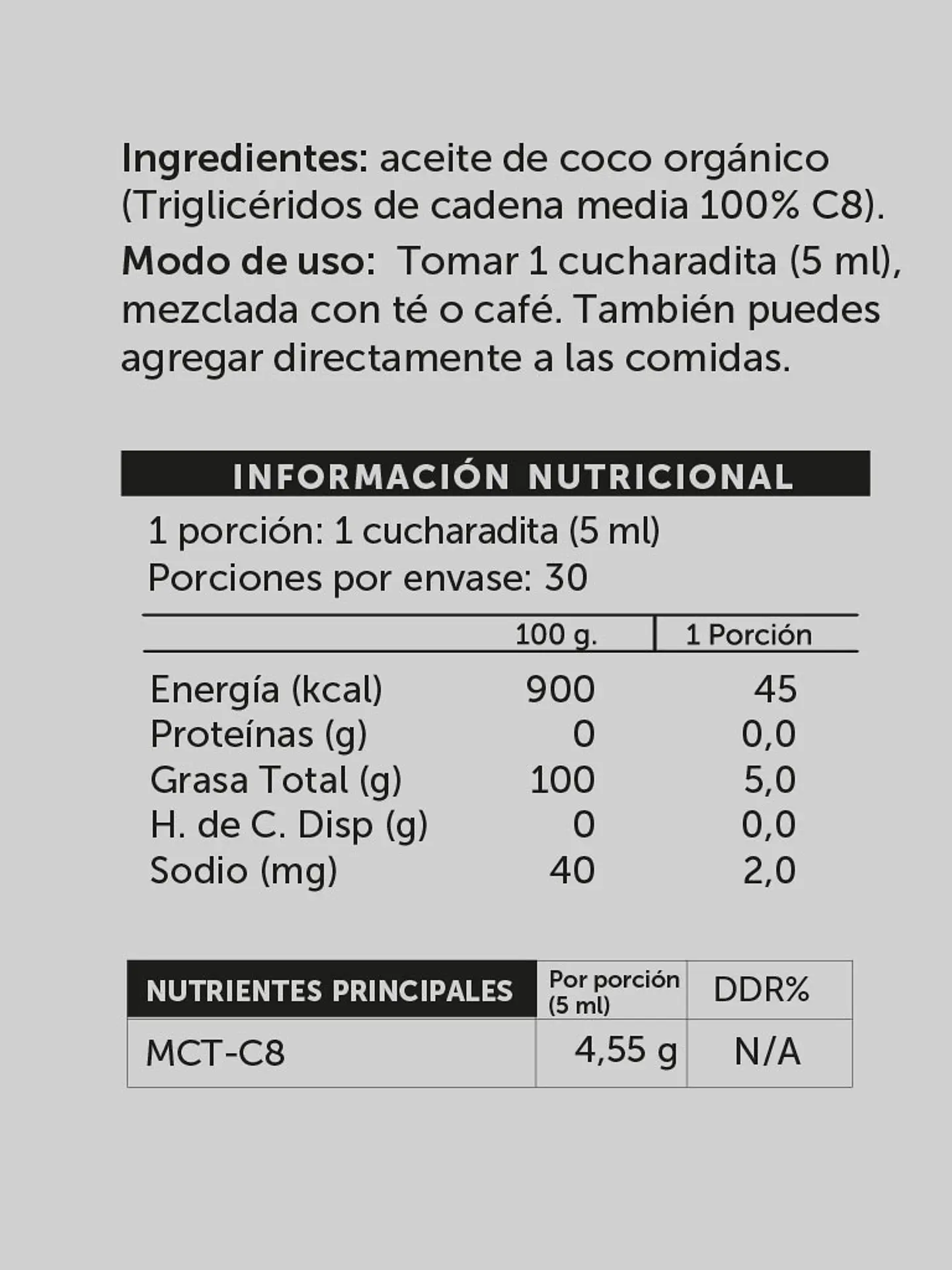 Wellplus - Mct C8 150ml  2