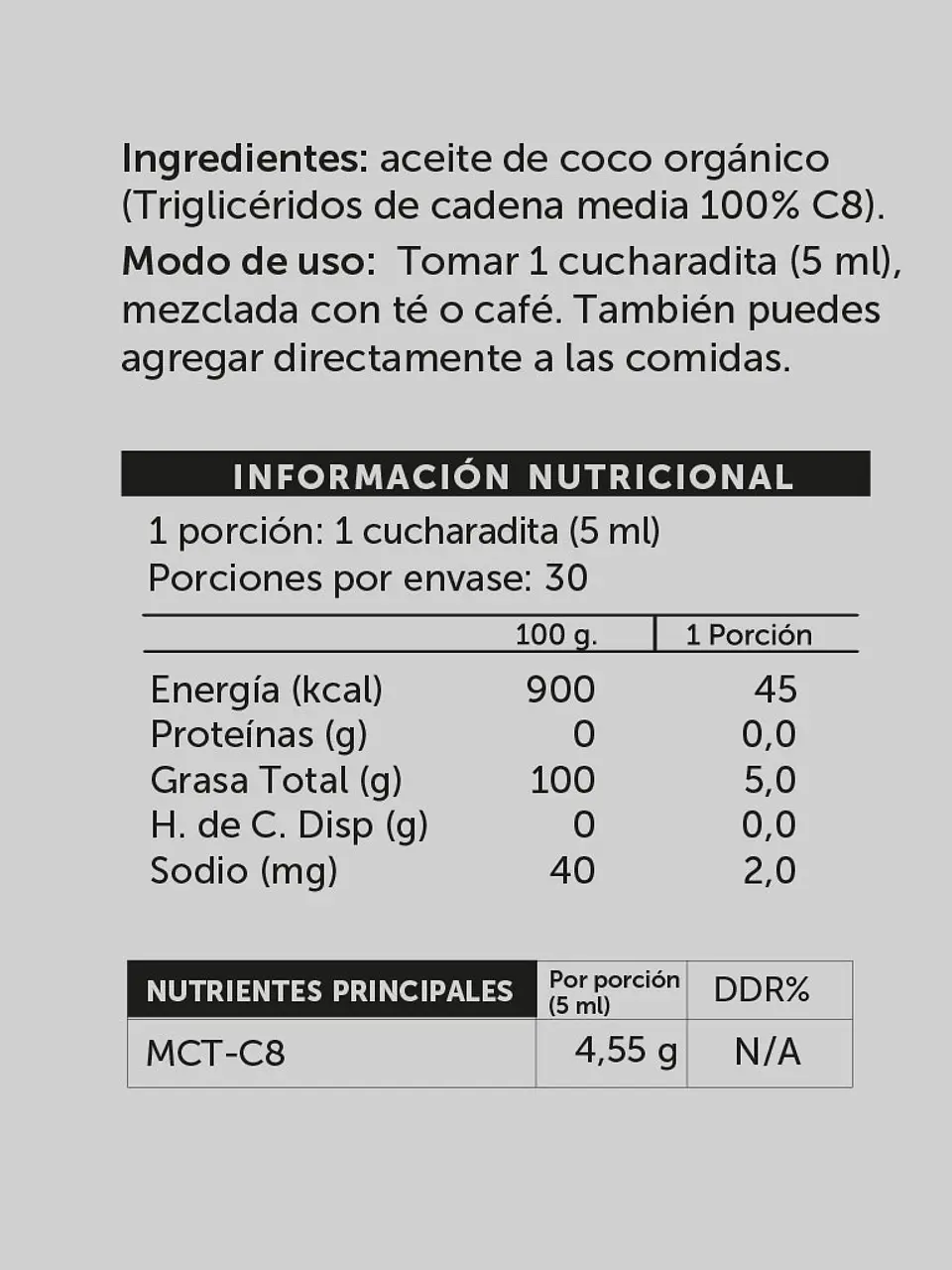Wellplus - Mct C8 150ml  2