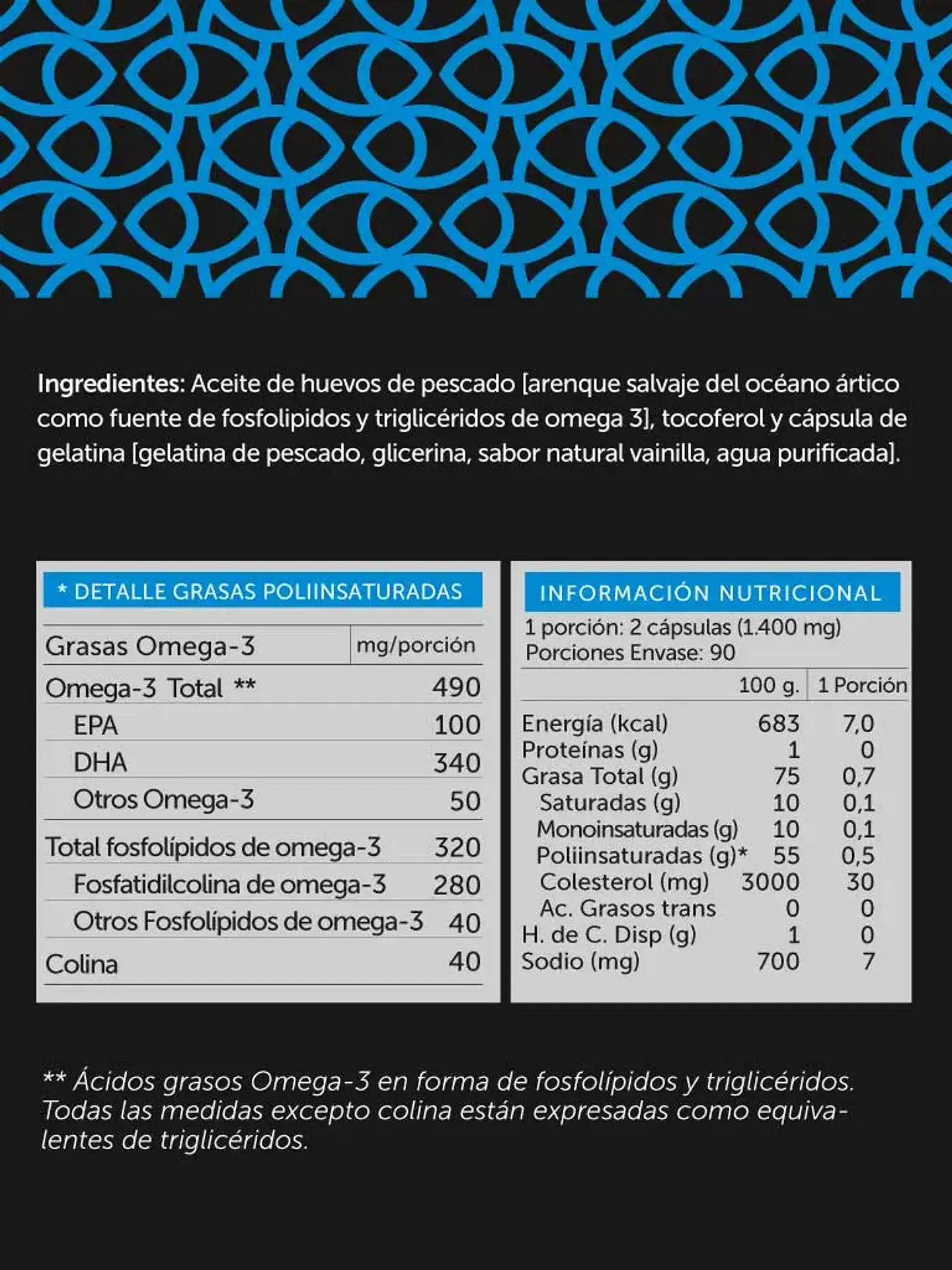 Wellplus - Omega Plus 490mg 180 capsulas  2