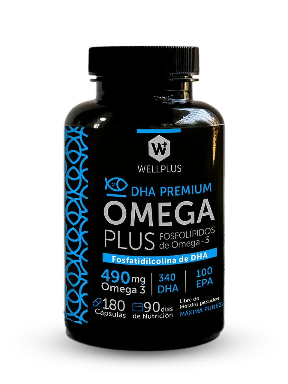 Wellplus - Omega Plus 490mg 180 capsulas  1