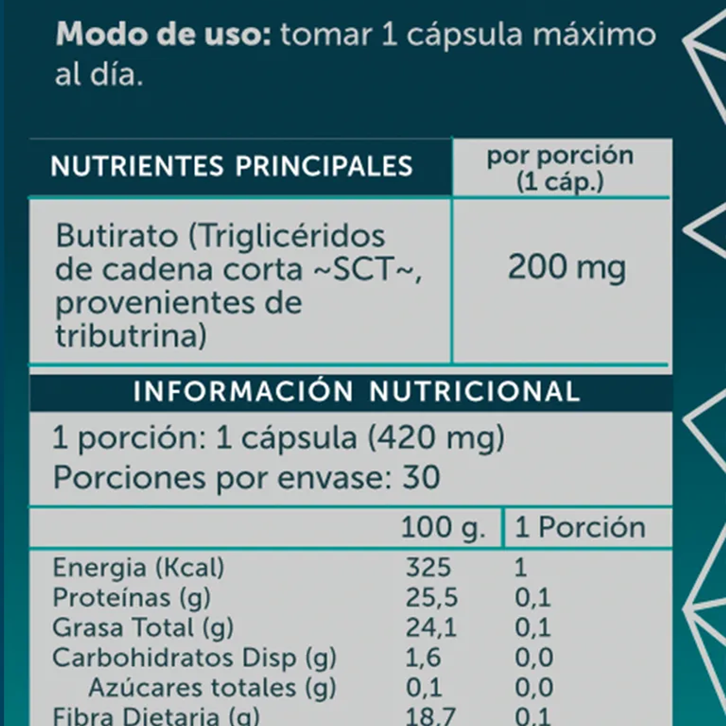 Wellplus - Tributirina Pure 30 capsulas  2