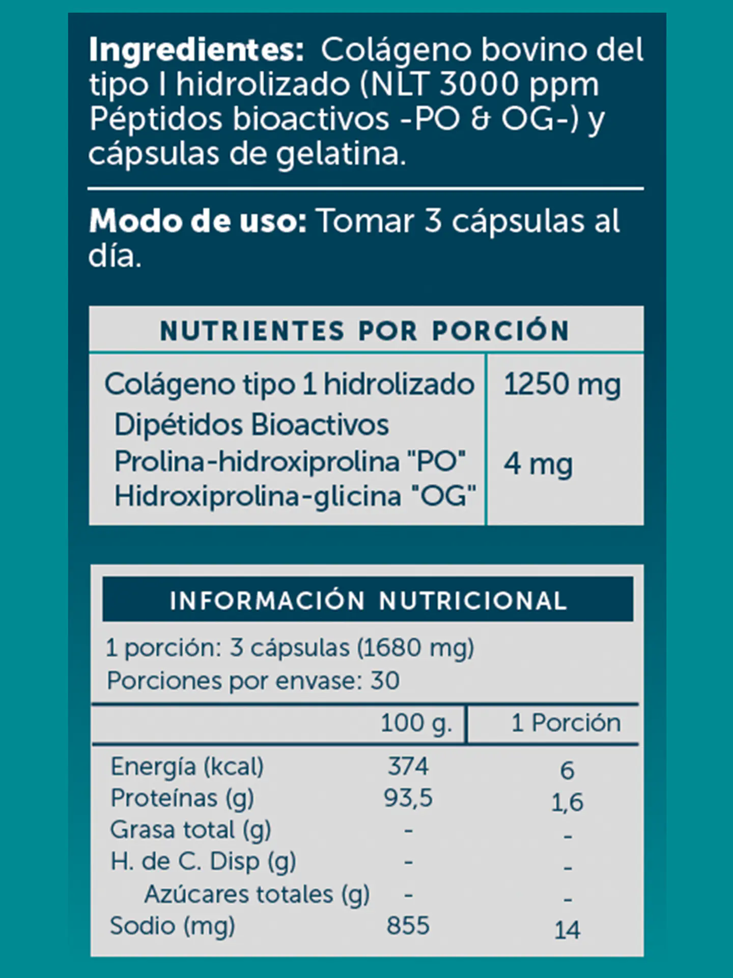 Wellplus - Collagen Pure 90 capsulas  2
