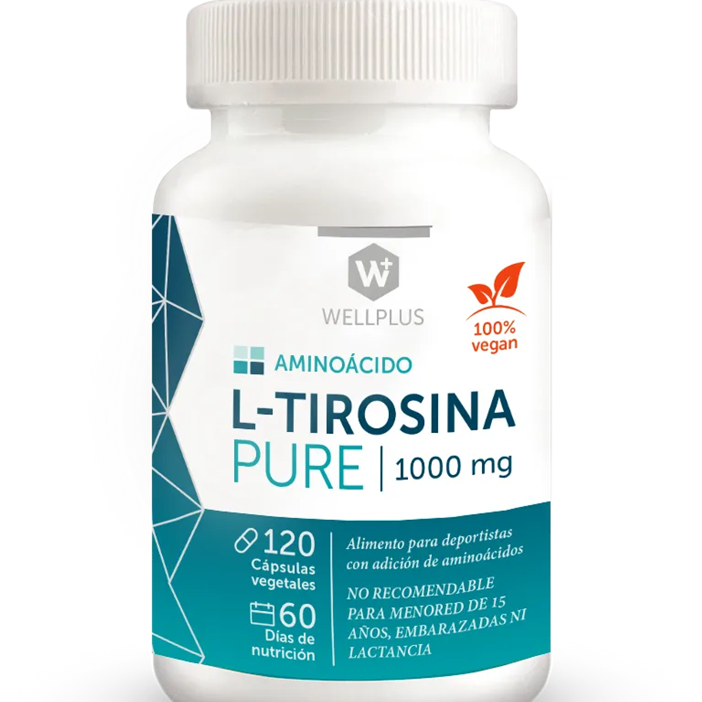 Wellplus -L-tirosina Pure 120 capsulas  1