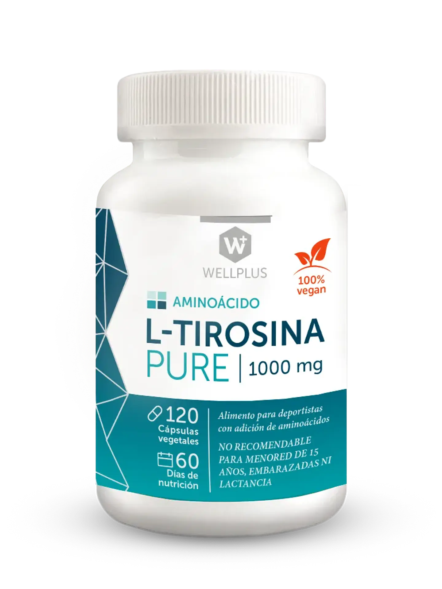 Wellplus -L-tirosina Pure 120 capsulas  1