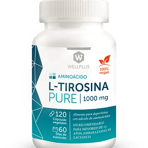 Wellplus -L-tirosina Pure 120 capsulas 