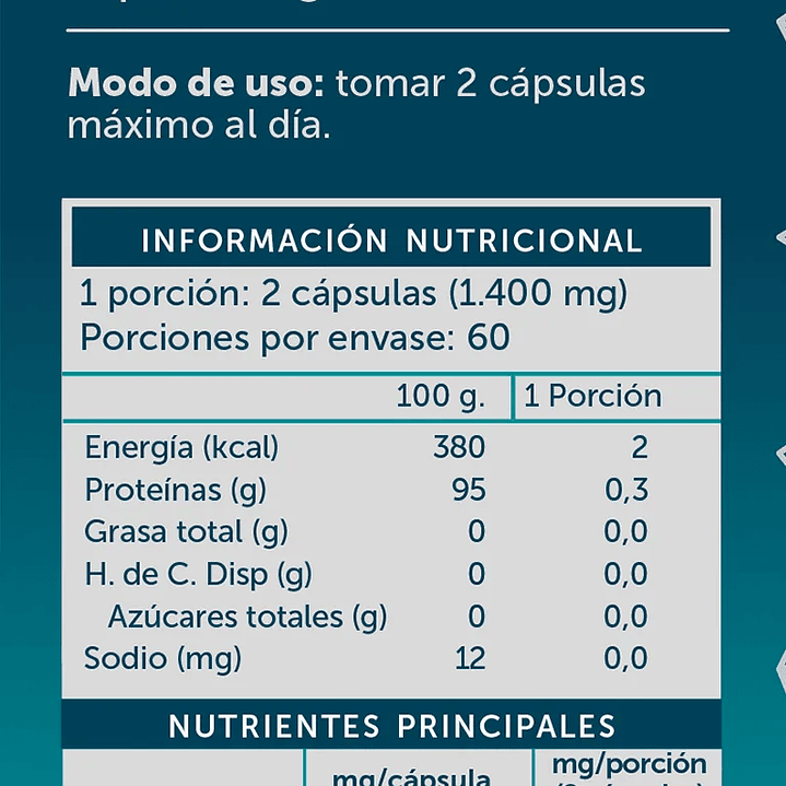 Wellplus -L-tirosina Pure 120 capsulas  2