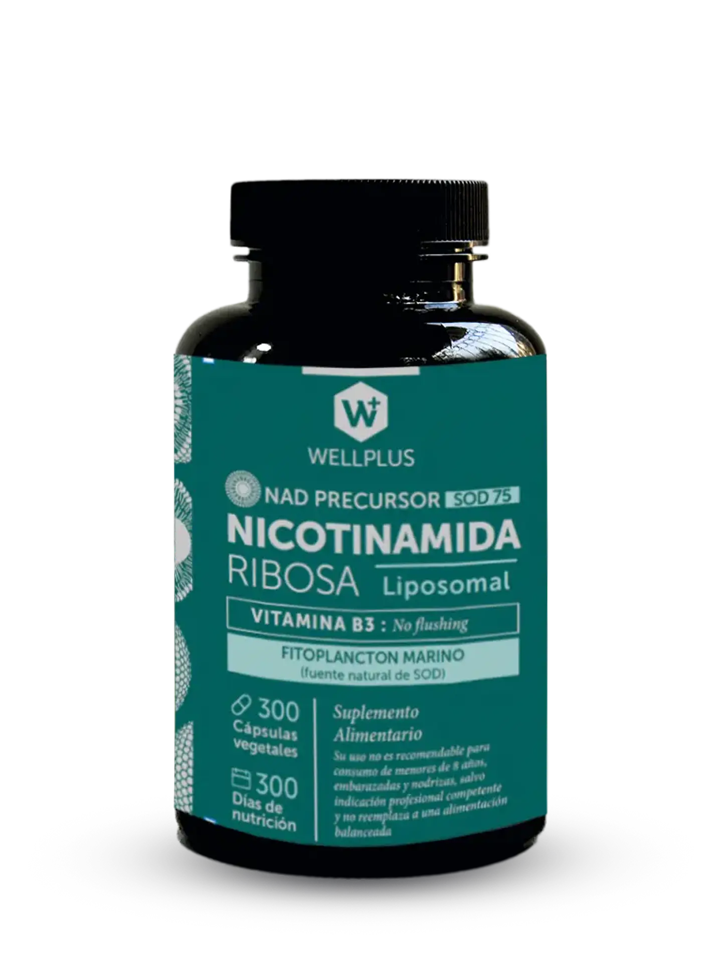 Wellplus - Nicotinamida Ribosa Liposomal 300 capsulas  1