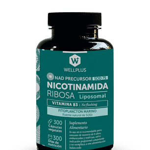 Wellplus - Nicotinamida Ribosa Liposomal 300 capsulas 