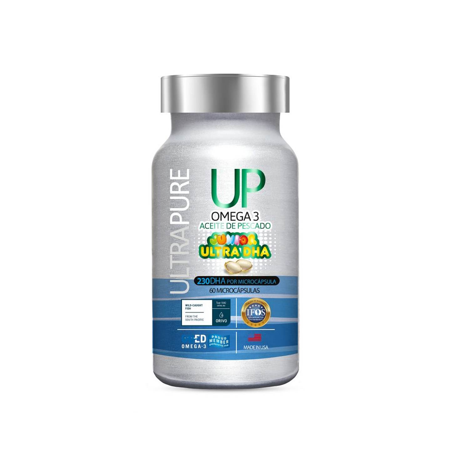 Newscience - Up Omega 3 Junior ultra DHA 60 cápsulas  1