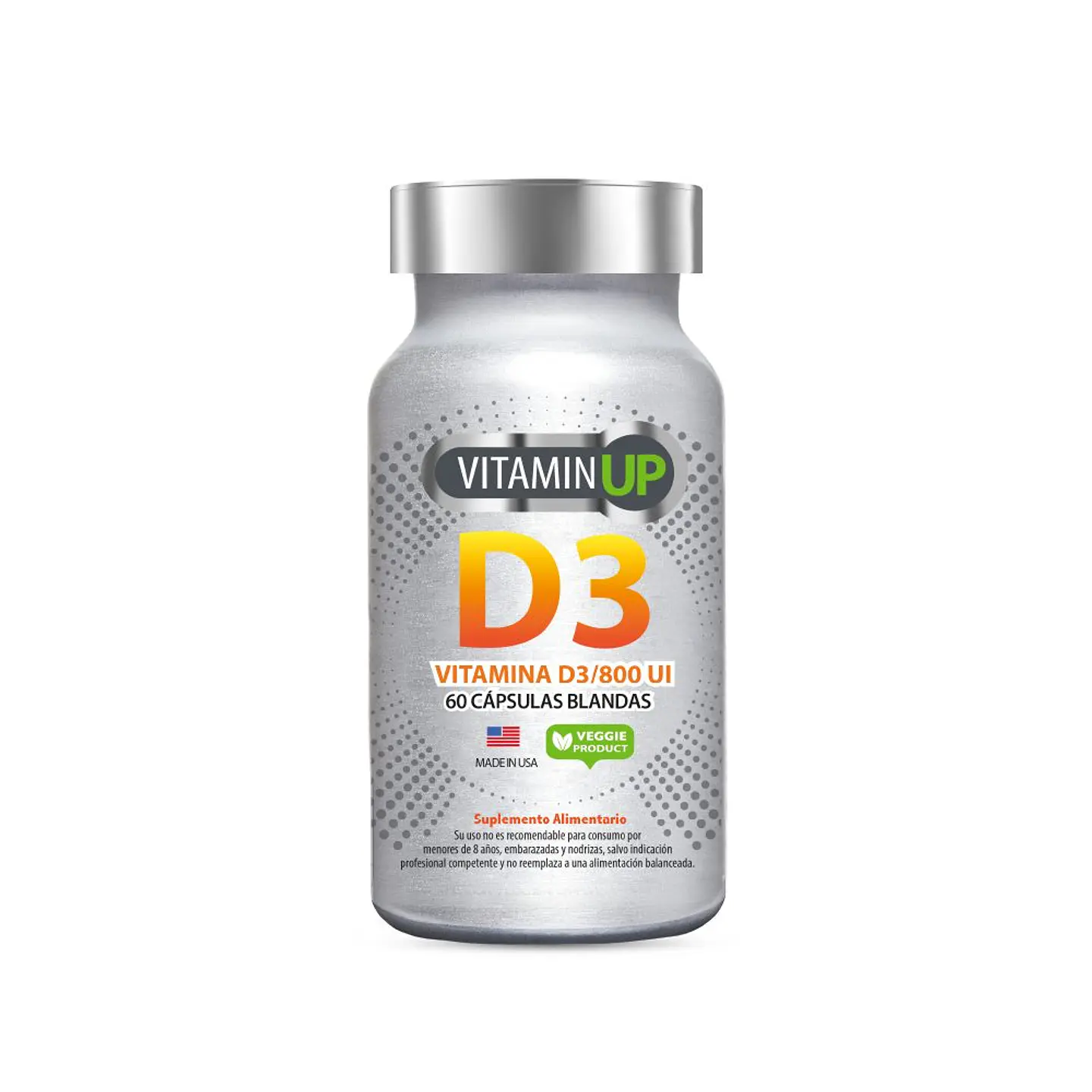 Newscience - Vitamin Up D3 800ui 60 capsulas  1