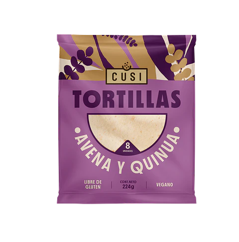 Cusi - Tortilla de quinoa y Avena 240grs 