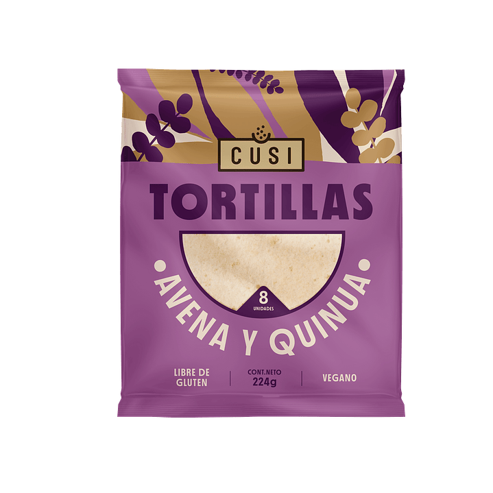 Cusi - Tortilla de quinoa y Avena 240grs  1
