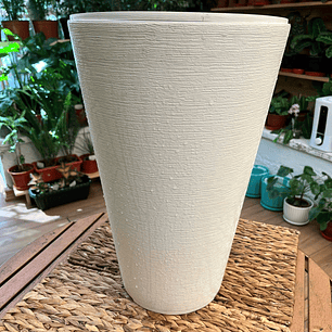 Plantas RV - Macetero Grafiato Blanco 