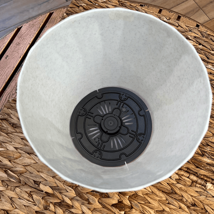 Plantas RV - Macetero Autorregante Blanco 20cm  2