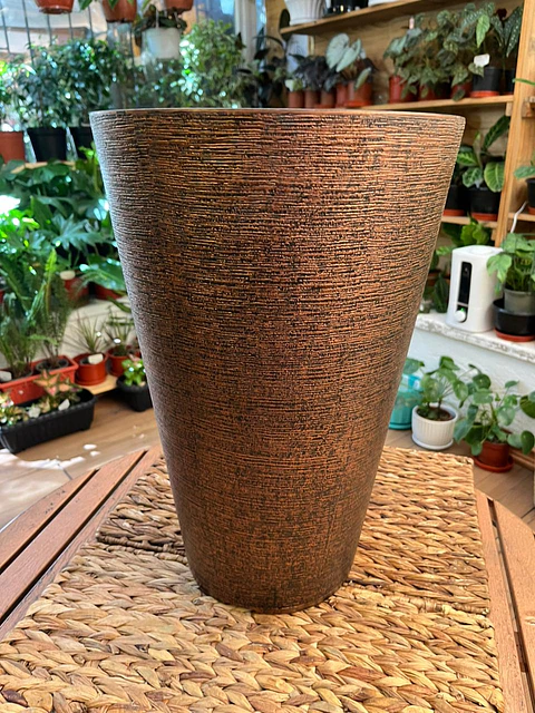 Plantas RV - Macetero Conico color Cobre 30 * 45 cm