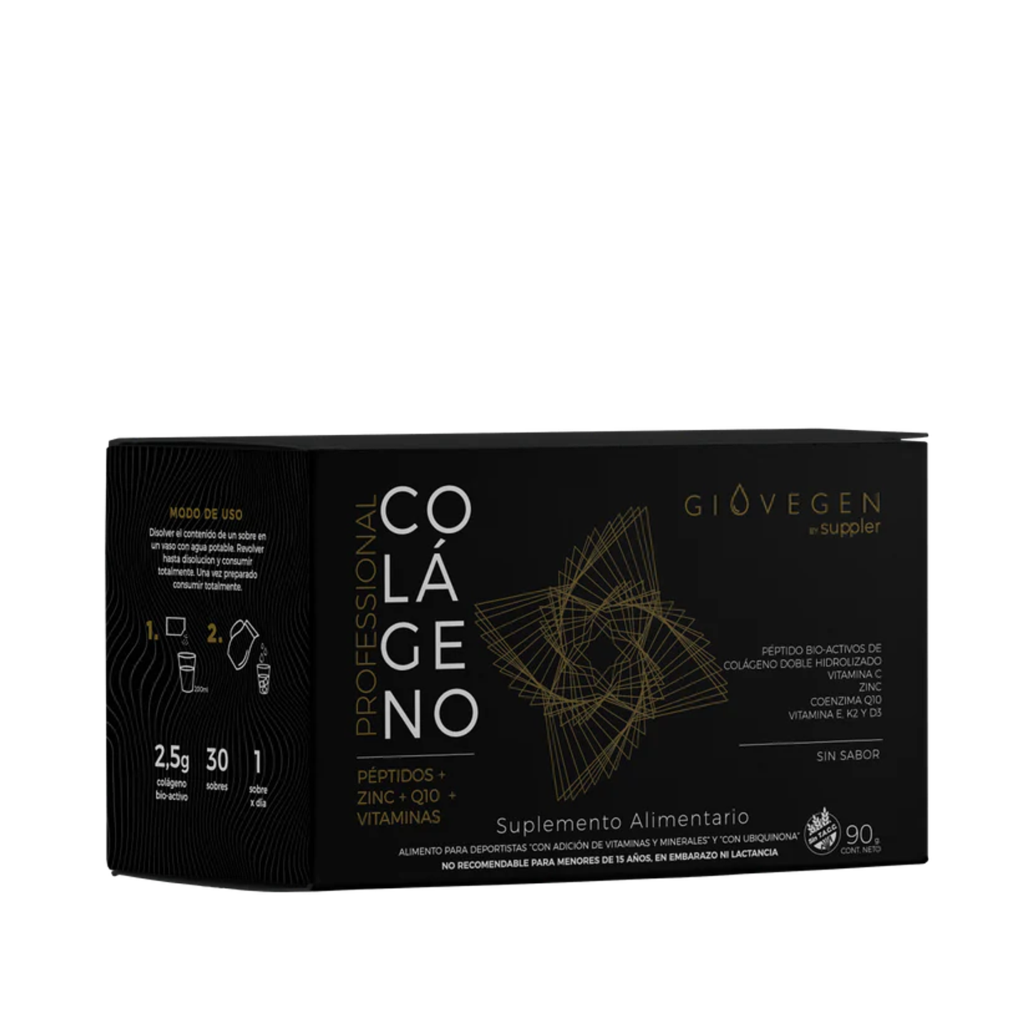 Giovegen - Colageno peptidos Professional 90g  1
