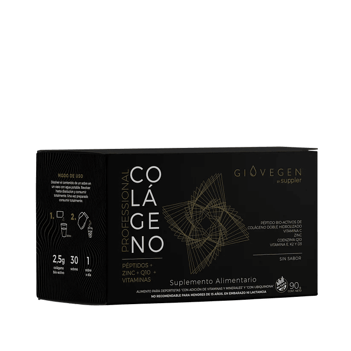Giovegen - Colageno peptidos Professional 90g  1