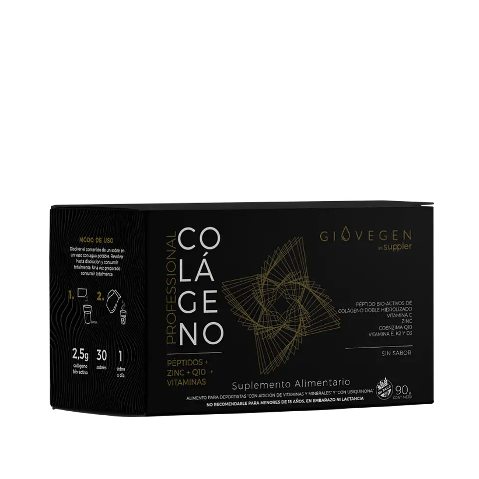 Giovegen - Colageno peptidos Professional 90g  1