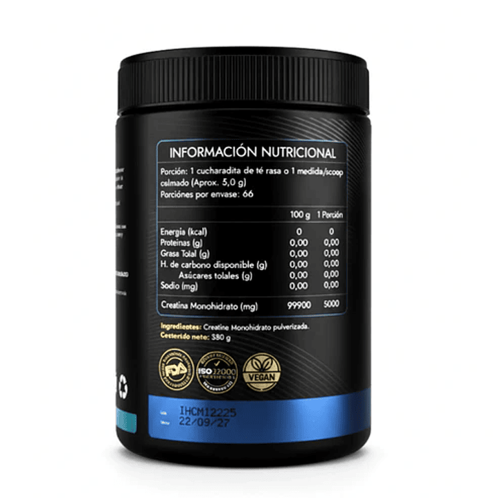 Inner Health - Creatina Monohidrtada 330g  2