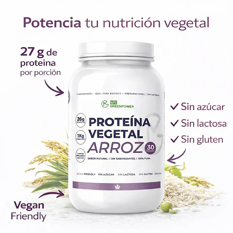  My Green Power - Proteina de Arroz 1k